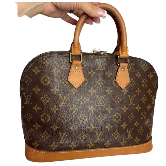 Louis Vuitton Monogram ALMA PM SATCHEL BAG ~💯  Authentic - Picture 2 of 16